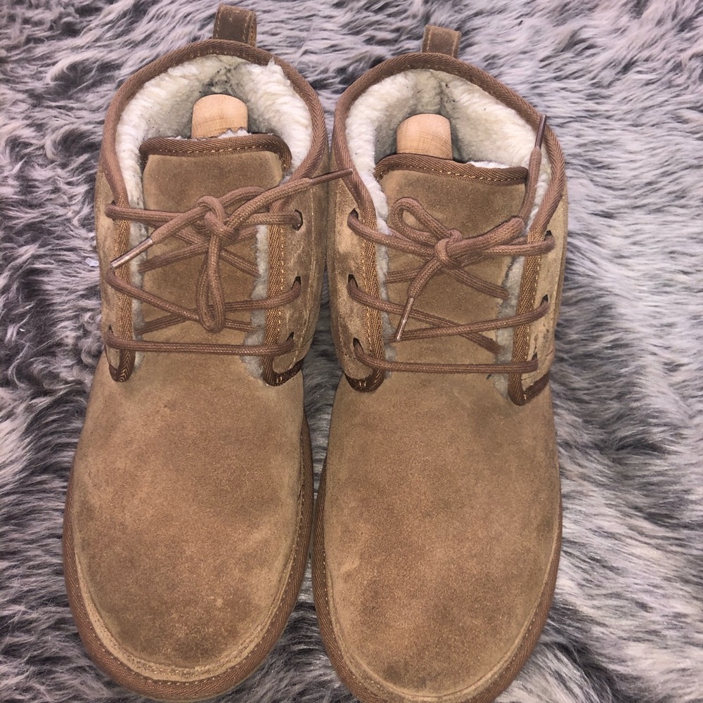 UGG Chestnut Brown Suede Shearling Lined Boots